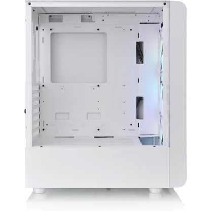 Mid-Tower PC Case without PSU - THERMALTAKE S200 TG ARGB (White) - ATX/Micro ATX - 3x120mm A-RGB - USB 3.0/2.0 - Tempered Glass