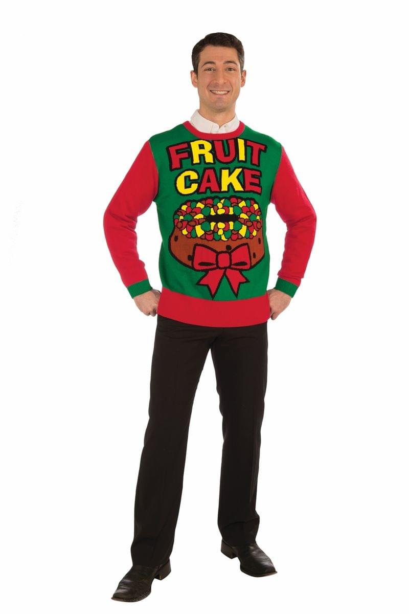 Fruit Cake Ugly Christmas Sweater Adult Large