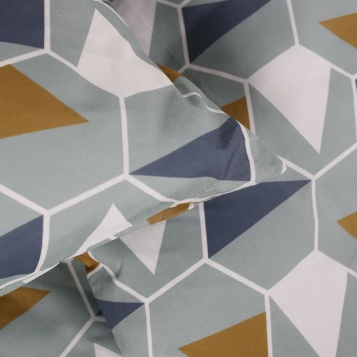 TODAY BEDDING SET - DUVET COVER 240X260 + 2 PILLOWCASES 63X63 - 100% COTTON 57 thread count - Mawira 2.19