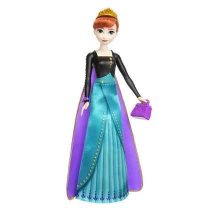 Spin & Reveal Frozen-Anna- Mattel Disney Surprise Doll HXD27