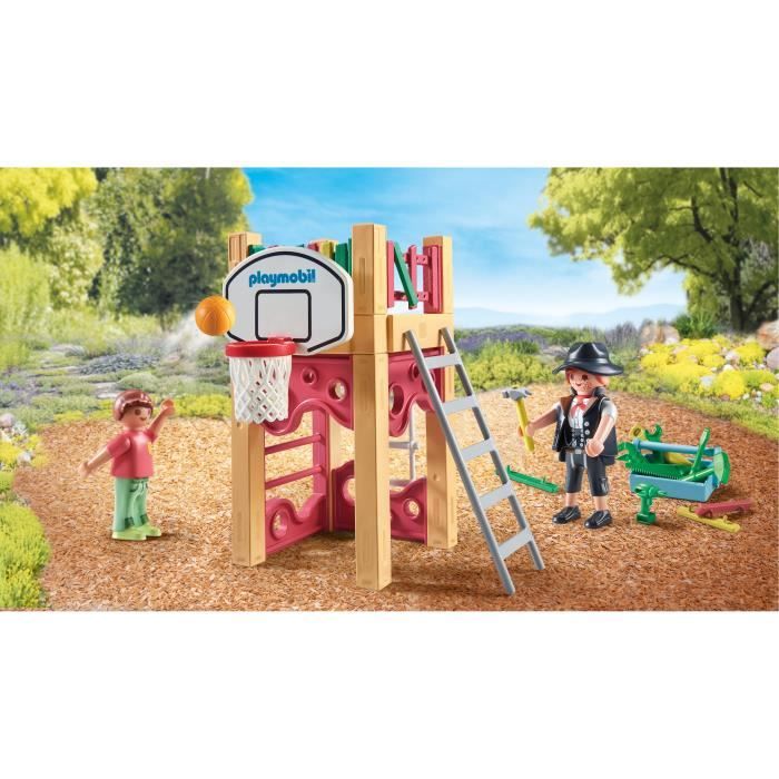PLAYMOBIL 71475 Carpenter with play turret