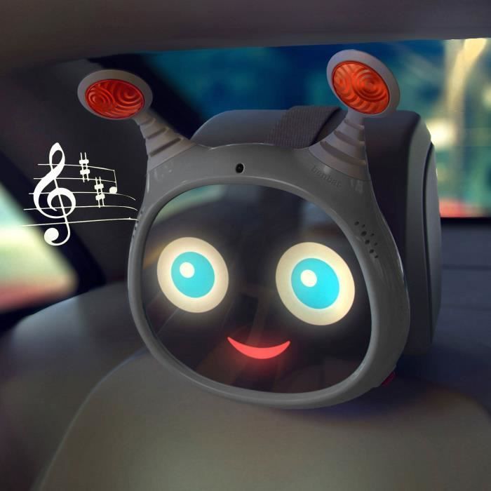 Rearview mirror - BENBAT - Oly - Adjustable headrest mirror with remote control - 25.4 x 29.7 x 7.8 cm - Beige