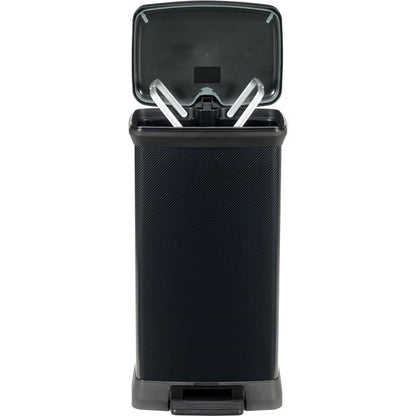 CURVER Decobin Rectangular Bin - 50 L - Carbon Black