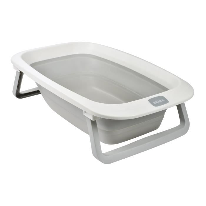 BEABA, Foldable bathtub - 920403 - Eazy Pop Camélé'O bathtub - Velvet gray