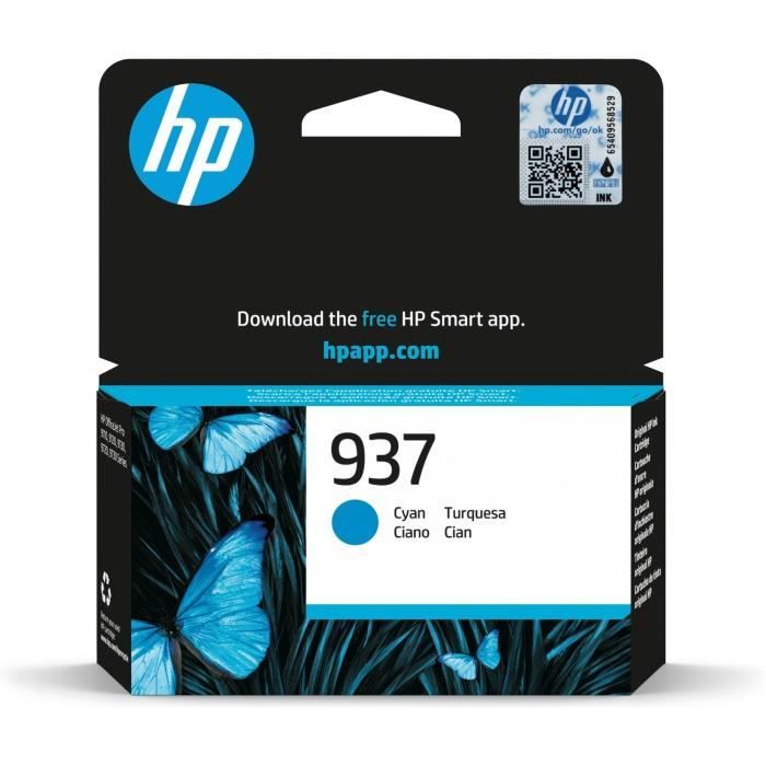 HP 937 Genuine Cyan Ink Cartridge