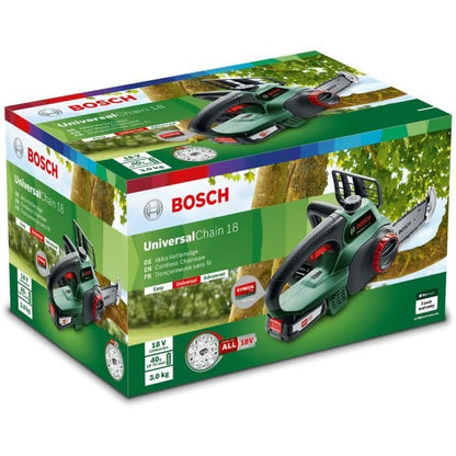 BOSCH UniversalChain Cordless Chainsaw 18 - 1 Battery - 18 V - 2.5 Ah
