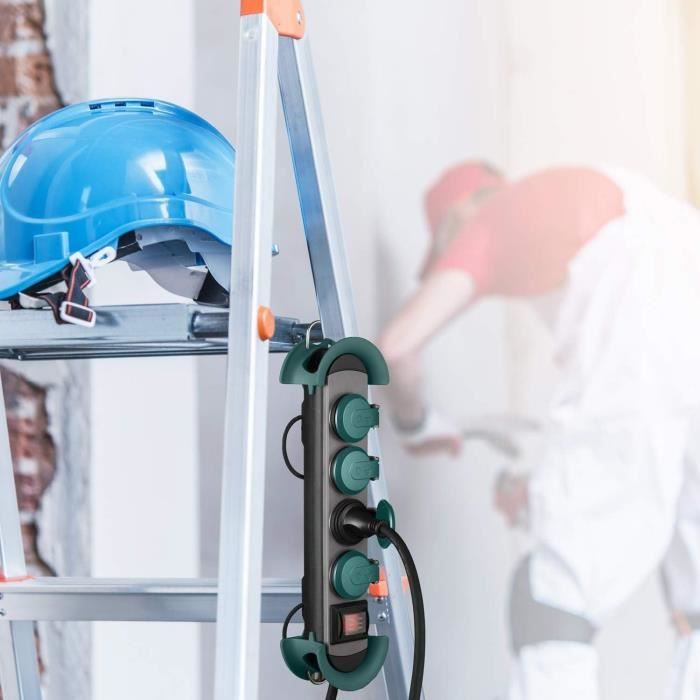 Power strip - GAO - IP44 - With 3m cable, water/dust resistant