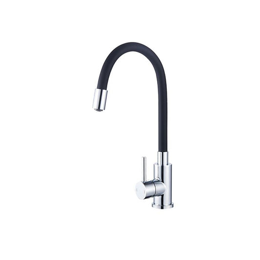 Rousseau Kitchen mixer Køben - Without shower - Shape - Gray and Black