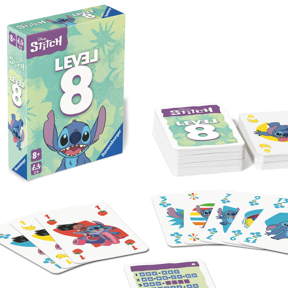 Disney Stitch Level 8 card game