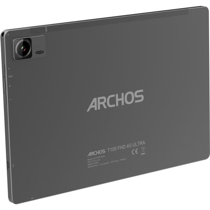 ARCHOS - T105 FHD 4G Ultra 4+128 - FHD 10.5 screen - Android 14 - 4GB RAM - 128 GB storage - Gray