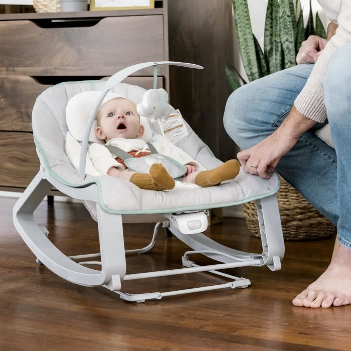 INGENUITY Bouncer 3in1 Keep Cozy - Weaver, Soothing Vibrations, 2 Recline Positions, Up to 18 kilos