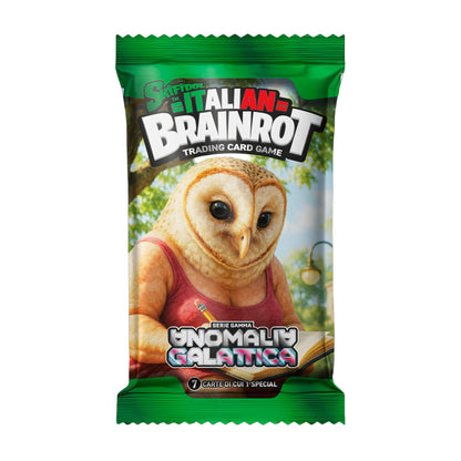 Italian Brainrot Series 3 Galactic Anomaly Album + Pack of 7 collectible cards