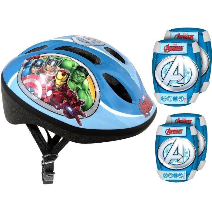 AVENGERS Pack Protections - Helmet - Knee pads - Elbow pads