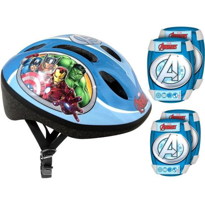 AVENGERS Pack Protections - Helmet - Knee pads - Elbow pads