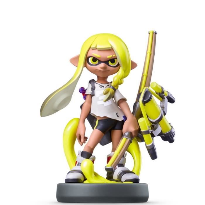 Amiibo pack - Splatoon 3 collection - Octaling (Blue) + Inkling (Yellow) + Salmioche
