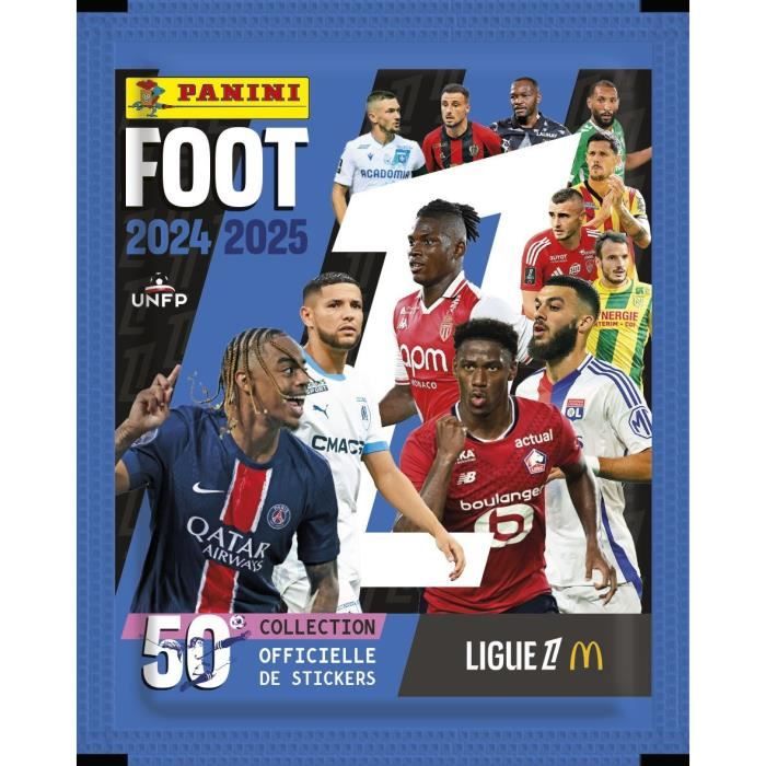 Metal box - PANINI - Football Ligue 1 2024-2025 - McDonald's - 12 pockets - 84 stickers