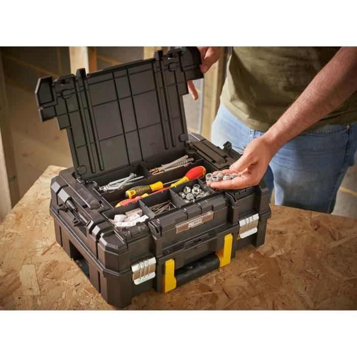 PRO-STACK Case - STANLEY FATMAX - FMST1-71967 - Large Handle with Organizer - 14 L