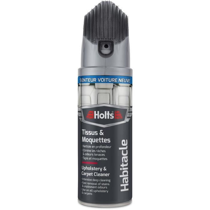 HOLTS Fabric & Carpet Cleaner + New Car Scent Brush - 400 ml