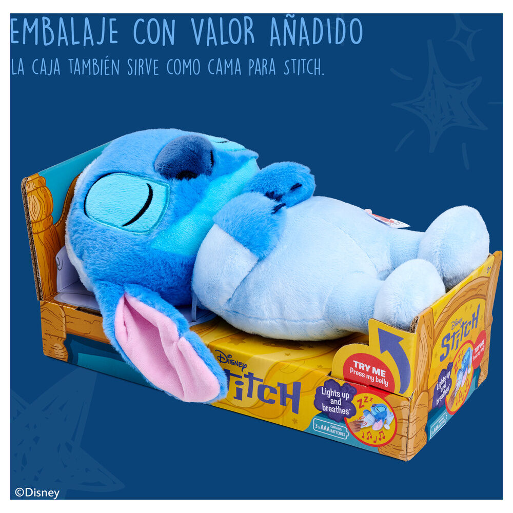 Disney Stitch Sleepy plush toy 31cm with sound