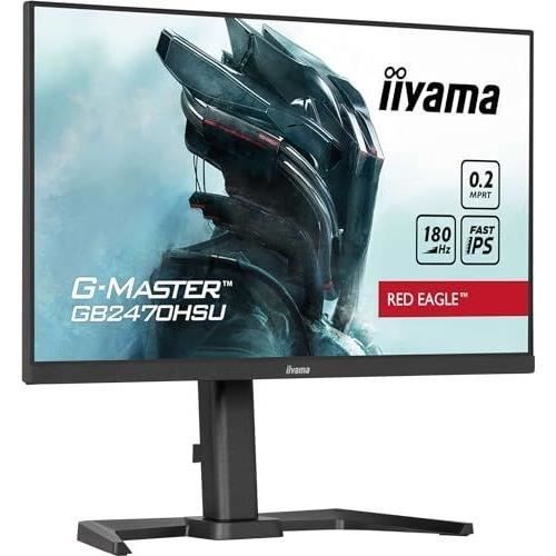PC screen - IIYAMA - GB2470HSU-B6 - 24 IPS FHD 1920 x 1080 - 0.2ms - 180Hz - HDMI DP - Black