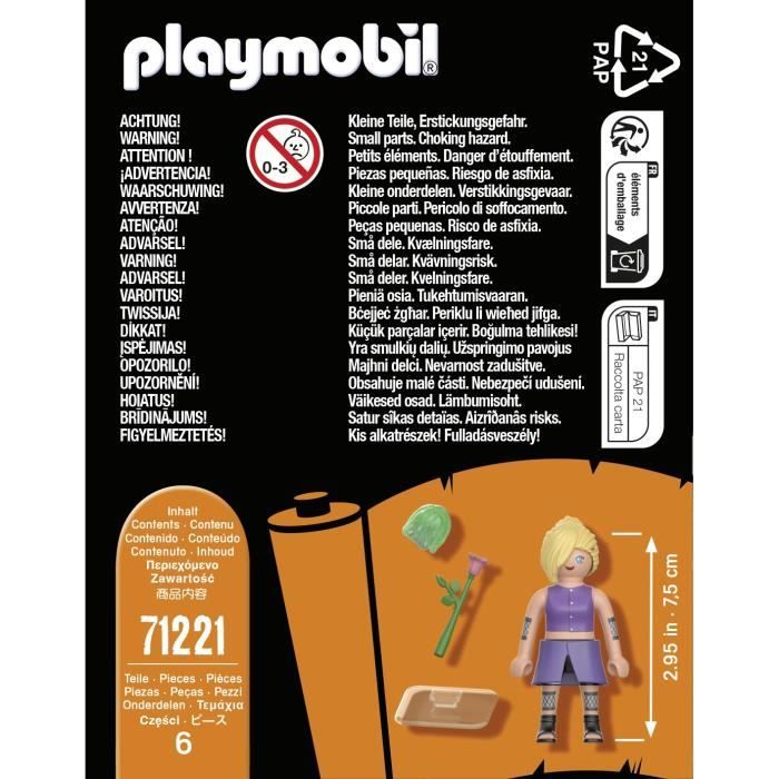 PLAYMOBIL 71221 Ino - Naruto Shippuden - Ages 5