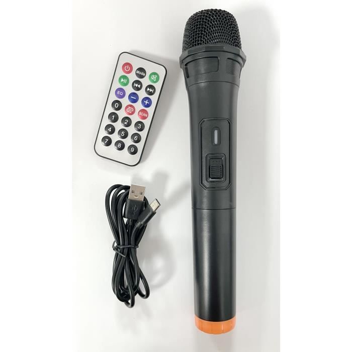 Karaoke speaker - INOVALLEY - RGB - 800 Watts - Bluetooth V5.0 - Wireless microphone included - Battery life 2 to 3 hours - LED