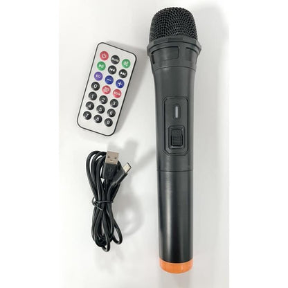 Karaoke speaker - INOVALLEY - RGB - 800 Watts - Bluetooth V5.0 - Wireless microphone included - Battery life 2 to 3 hours - LED