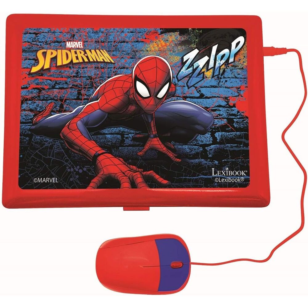English - Portuguese Marvel Spiderman educational laptop