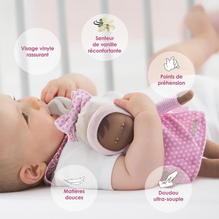 Doudou - COROLLE - Miss Rose Reves d'Étoiles - 25 cm - From birth
