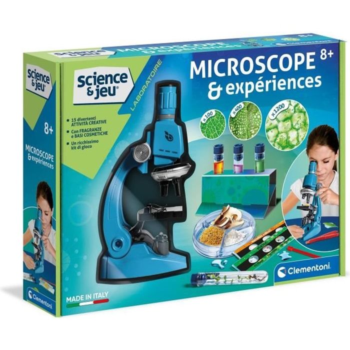 Clementoni - Science and Play - Professional Super Microscope - Ages 8 and up