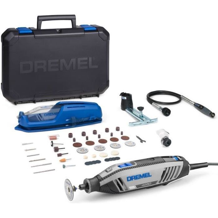 Multifunction tool 175W Dremel 4250-3/45 (delivered with 45 accessories + 3 adaptations)