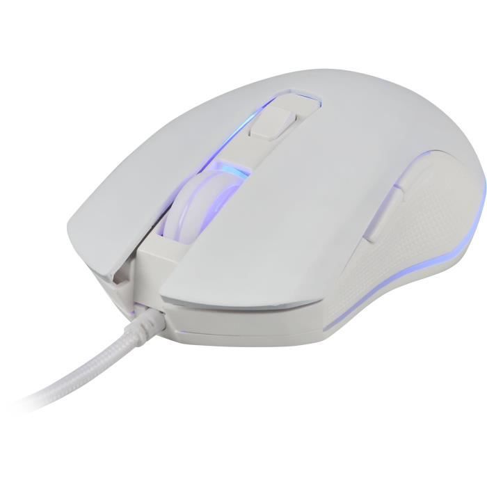 Wired Gaming Mouse - THE G-LAB - KULT HELIUM - White