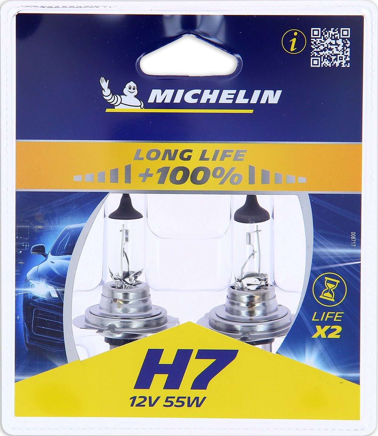 MICHELIN Life +50% 2 H7 12V 55W