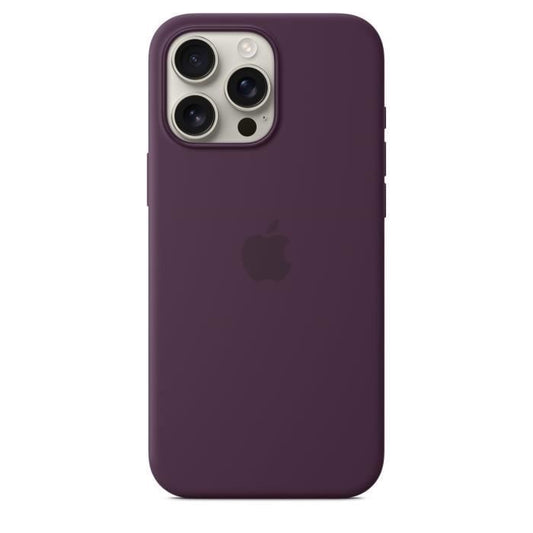 APPLE iPhone 16 Pro Max - Silicone Case with MagSafe - Plum