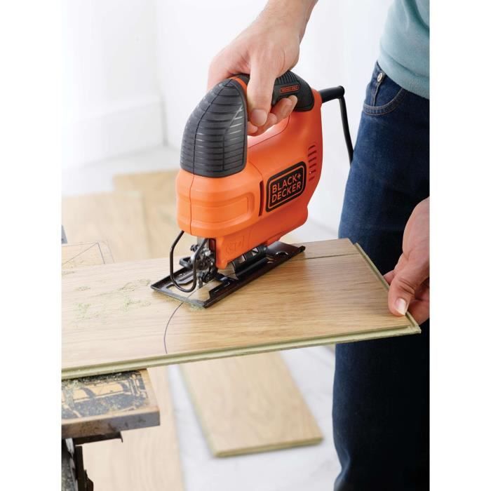 Black+Decker Sweeping Sweeping Shape Fire 520W KS701E-QS Variable speed at the trigger