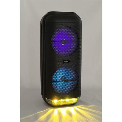 Luminous Karaoke Speaker - INOVALLEY - KA22-BTH - Bluetooth V5.0 - 49 cm - 500 W - Black