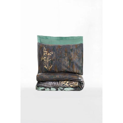 Bedding set - 1 duvet cover 220 x 240 cm + 2 pillowcases 60 x 60 cm - 100% cotton satin - Mint