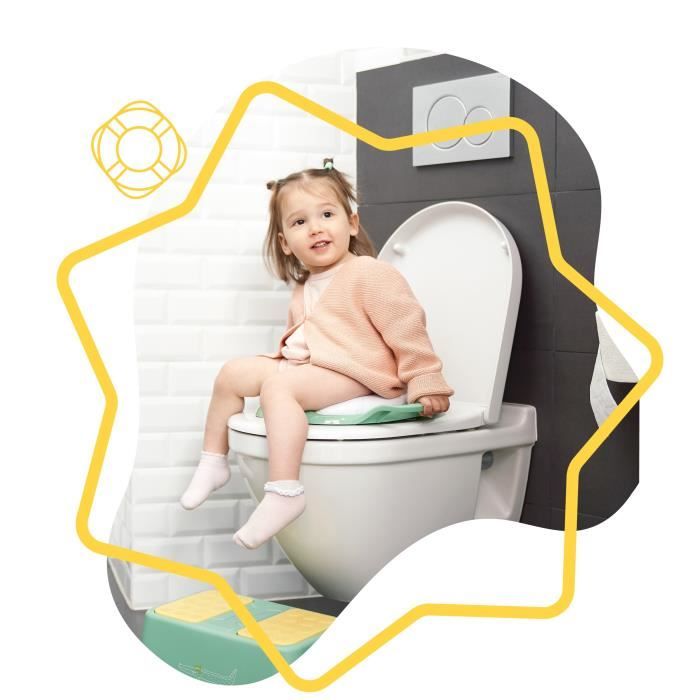 Badabulle Comfort toilet reducer with handles, non-slip and universal