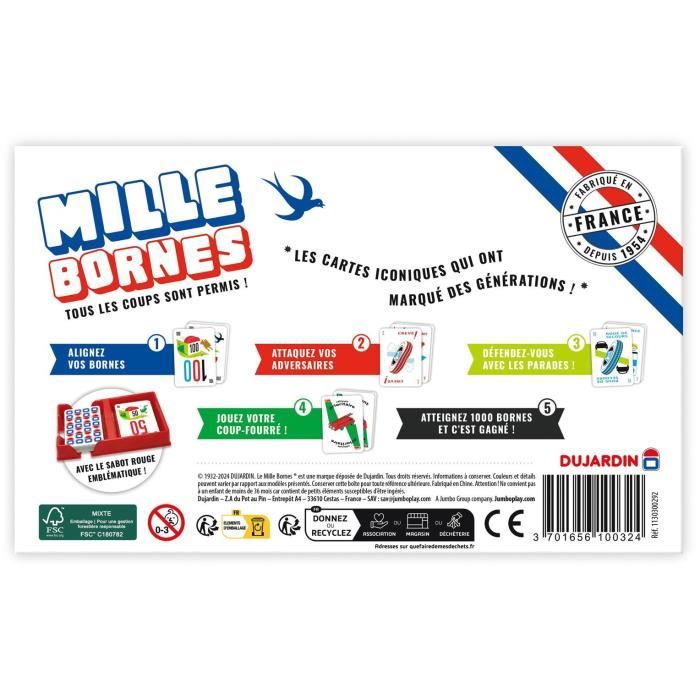 Mille bornes Classique - Board game - DUJARDIN - From 6 years old