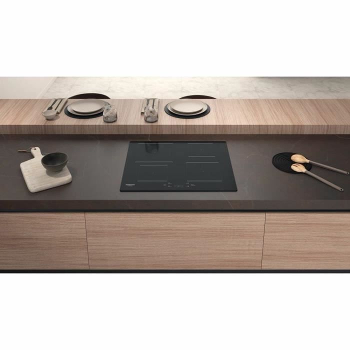 HOTPOINT - HQ5660SNE - Induction hob - 4 burners - 7200W - L60 cm - Black glass coating