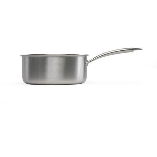 Brigade - 20 cm stainless steel saucepan - LIVOO - MEP161 - Triply stainless steel - Suitable for all hobs including induction - Made in France