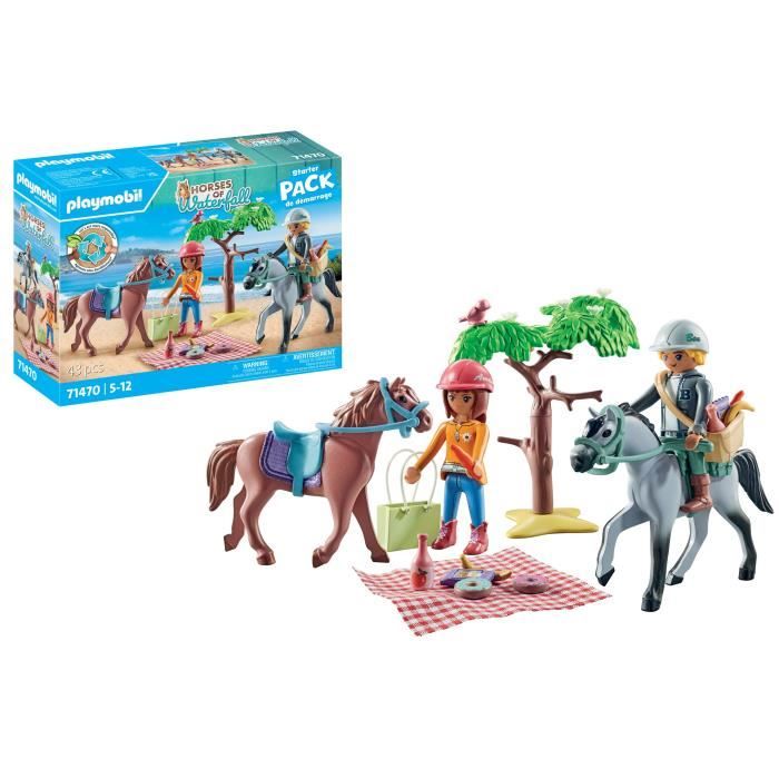 PLAYMOBIL 71470 Amélia and Ben with horses