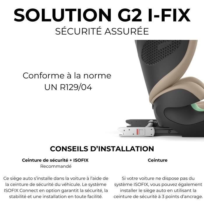 Car seat - CYBEX - Solution G2 i-Fix - Fog Gray