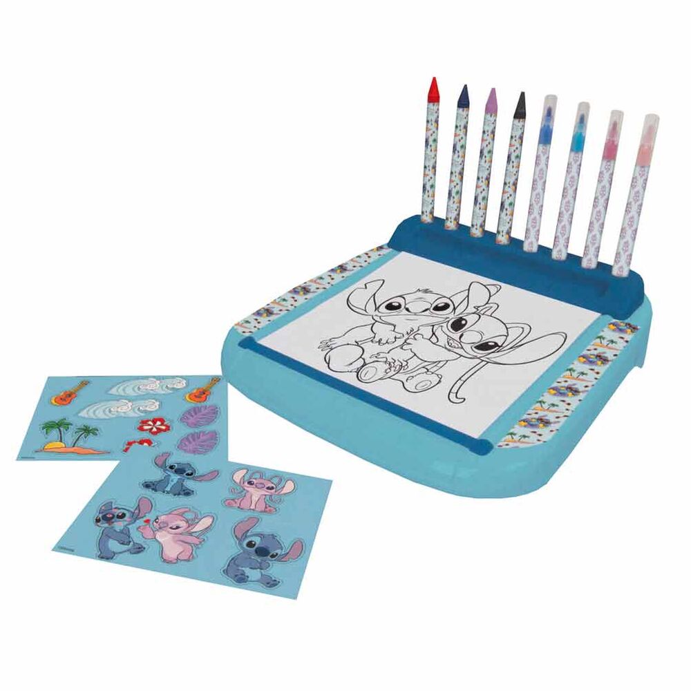 Disney Stitch roll & go colouring station