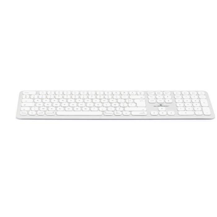 Bluetooth wireless keyboard - BLUESTORK - MAC - Full size - Mac compatible - White