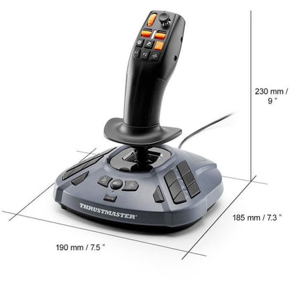 Joystick for simulator - THRUSMASTER - SimTask FarmStick Joystick - Black - Farming and heavy equipment