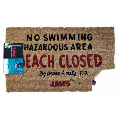 Jaws Beach Closed doormat