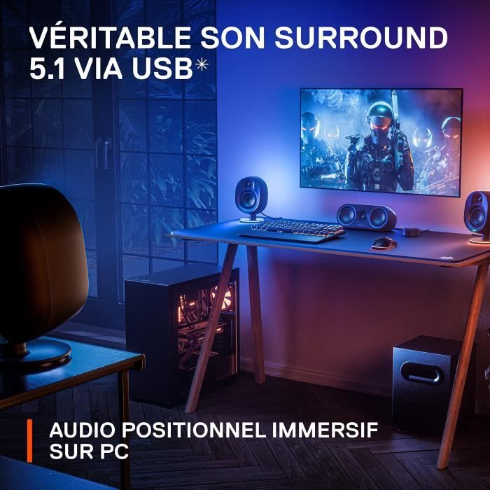 Computer speakers - STEELSERIES - Arena 9 - 5.1 surround sound