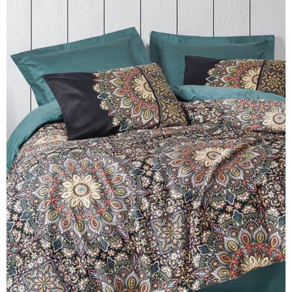 Bedding set - 1 duvet cover 220 x 240 cm + 2 pillowcases 60 x 60 cm - 100% cotton satin - Essence