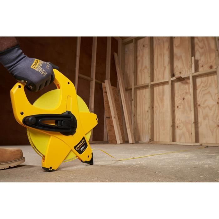 STANLEY Tape Measure 100mx12,7mm Powerwinder